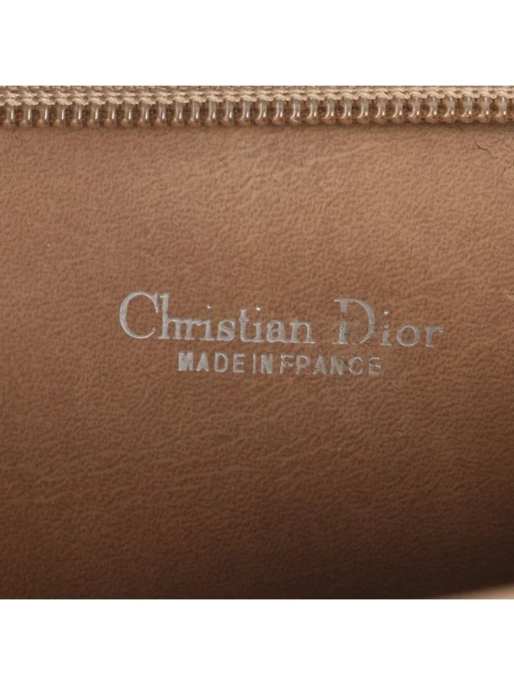 Dior Honeycomb Pattern Leather Clutch Pouch